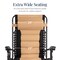 Best Choice Products Oversized Padded Zero Gravity Chair, Folding Outdoor Patio Recliner w/ Side Tray